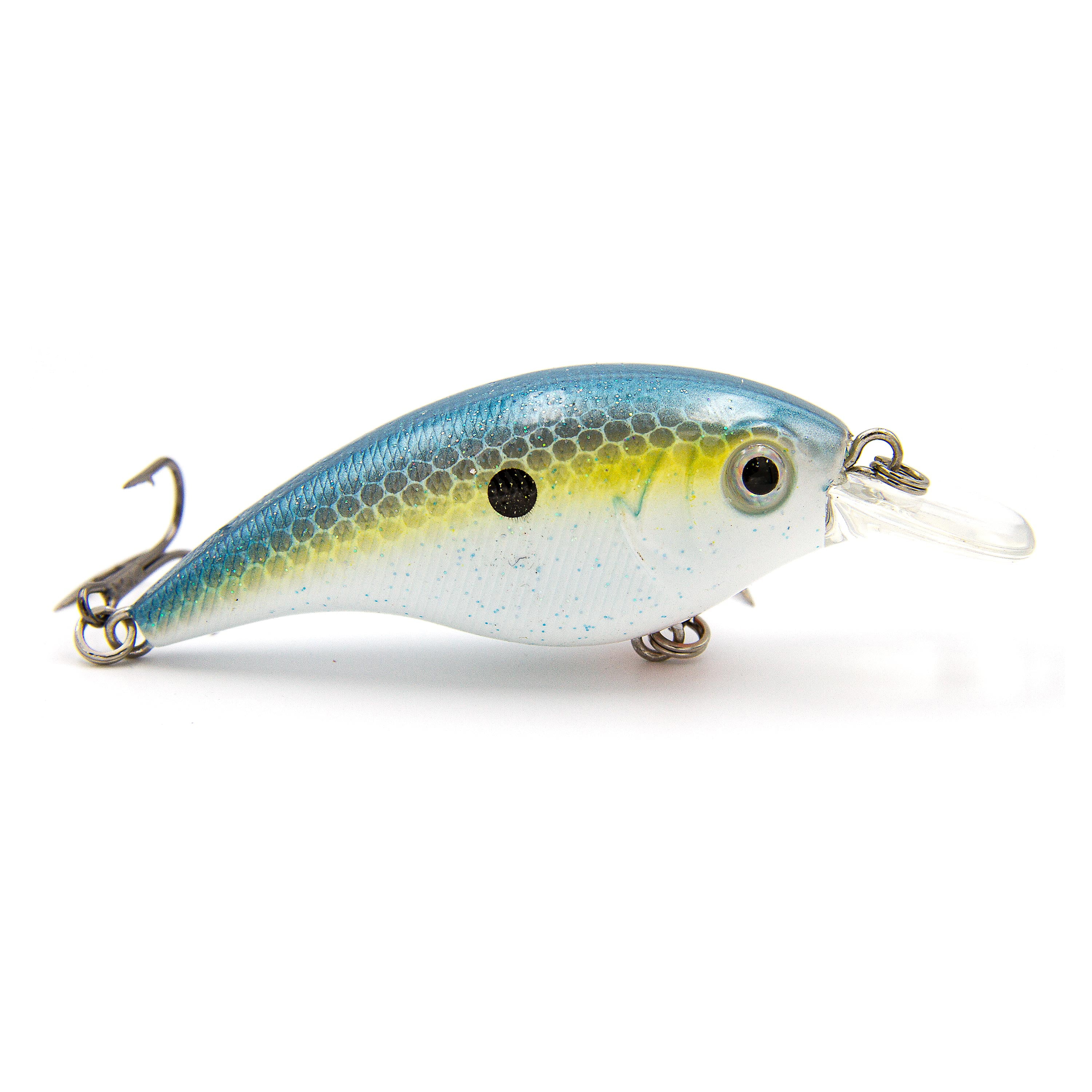 (3 pack) Ozark Trail 1/3 Ounce Shad Crankbait Fishing Lure