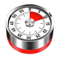 thumbnail image 2 of Stainless Steel Refrigerator Stainless Steel Timer Kitchen With Magnetic Suction Reminder Student Portable Mechanical Timer Kitchen Timer Magnetic, 2 of 2