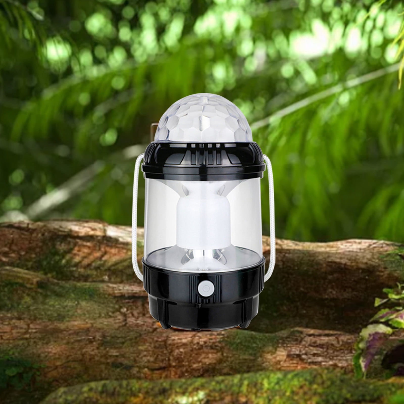 hengsof Solar-Powered LED Camping Lantern with USB Charging – 1000mAh Lithium Battery, Rotatable Handle, Polished Finish – Multi-Use Spotlight for Camping, Fishing, Emergency & Outdoor