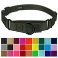 thumbnail image 2 of Country Brook Petz® Dark Olive Drab Heavyduty Nylon Martingale with Premium Buckle, Extra Small, 2 of 6