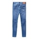 thumbnail image 2 of Jeans Rotos Mezclilla Stretch Negro Hombre, 2 of 3