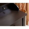 Devon & Claire Macan Espresso Wood Secretary Writing Desk