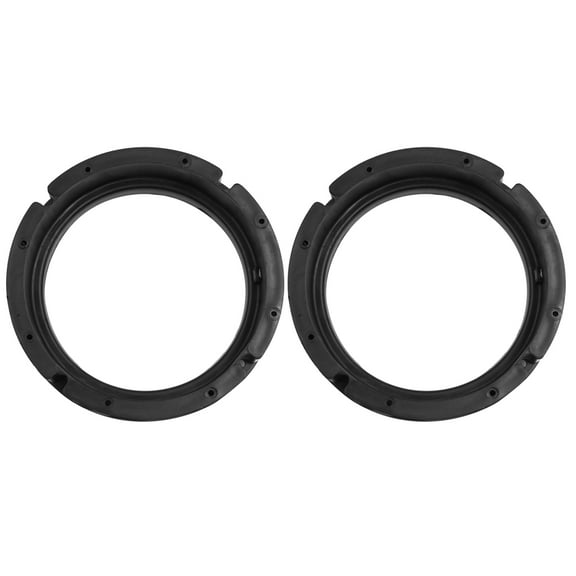 Unique Bargains 2 Pcs Black Plastic 6.5" Speaker Spacers Ring 40mm Depth for Volkswagen