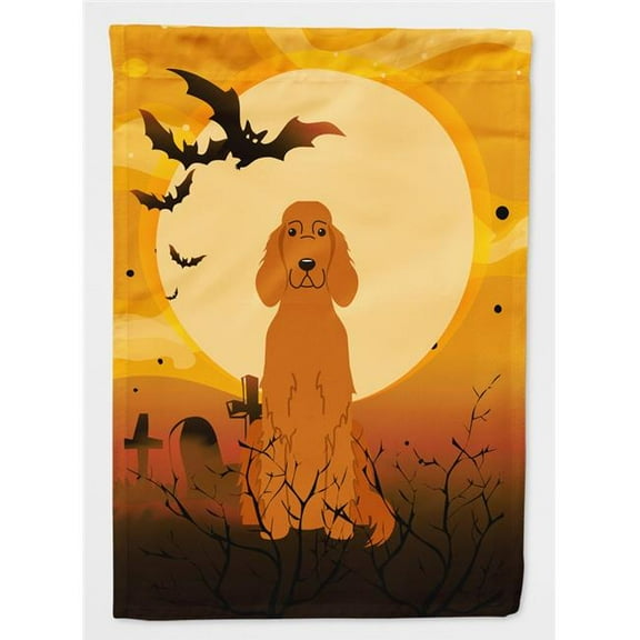 Caroline's Treasures BB4330GF Halloween Irish Setter Flag Garden Size , Small, multicolor