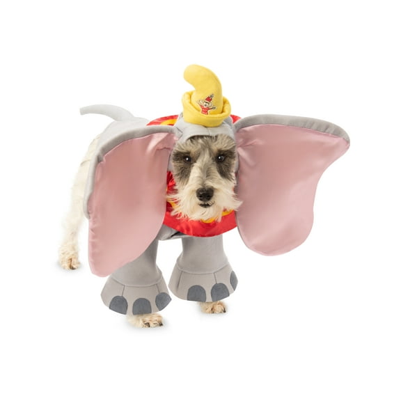 RUBIES II Dumbo Costume Headpiece with Hat and Collar, Gray, Medium