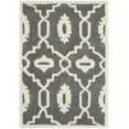 thumbnail image 2 of SAFAVIEH Chatham Ethan Geometric Wool Area Rug, Dark Gray/Ivory, 2' x 3', 2 of 7