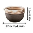 thumbnail image 3 of Storage Organization Pantry Organization And Storage Airtight Canisters Sealed Container Glass Leftover Containers with Lids Exquisite Coarse Pottery Matcha Bowl With Mouth Retro Japanese, 3 of 4