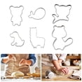 thumbnail image 2 of Juego de cortadores de galletas Inteprter no tóxicos Acero inoxidable para bebés, 2 of 6