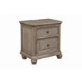 thumbnail image 3 of Topline Home Furnishings Table de chevet grise avec port USB, 3 of 4