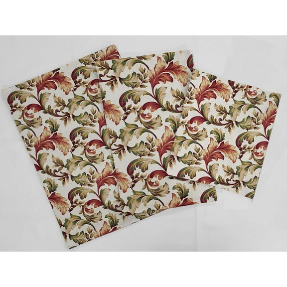 Autumn Fall Floral Leaves Countertop Appliance Slider Mats by Penny's Needful Things - 3-Pack