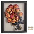 thumbnail image 1 of SONGMICS 11x14 Shadow Box Frame, Deep Box Frame with Top Slot and Push Pins, Picture Display Case, Linen Fabric Backing for DIY C, 1 of 7