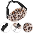 thumbnail image 5 of Riñonera de leopardo con diseño de guepardo para niñas, estilo bohemio, 1 unidad, diseño de leopardo, bolso de cintura infantil, bolso de pecho de felpa, 5 of 5