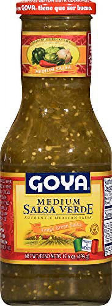 (3 pack) Goya Medium Salsa Verde, 17.6 oz