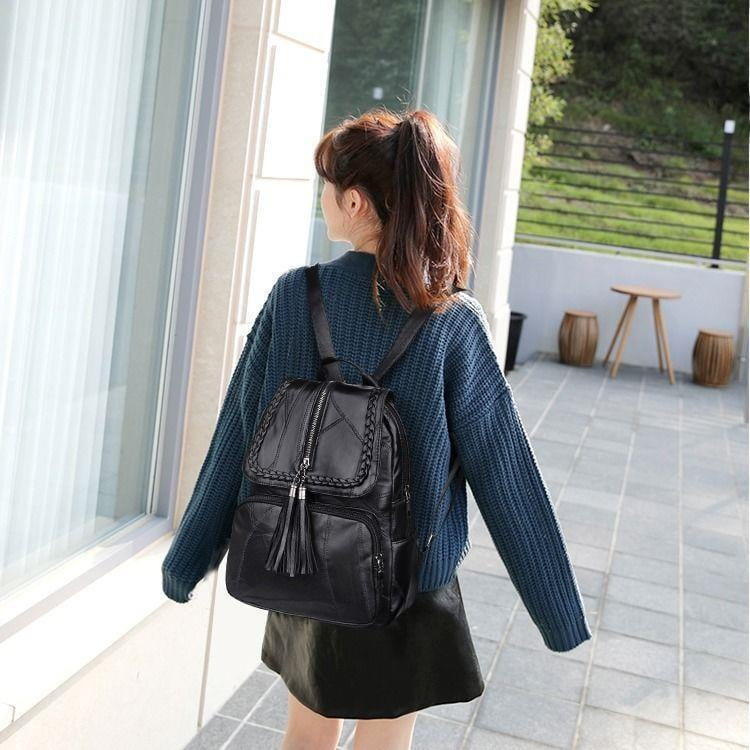 Square backpack korean hotsell