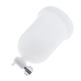 thumbnail image 4 of Conector profesional de la taza del aerógrafo de la alimentación Zulema Vaso de repuesto de plástico 400ml Color blanco pulverizador de pintura inferior, 4 of 8