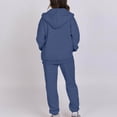 thumbnail image 4 of Uqiangy Sweatsuits Women 2 Piece Outfit Women's Sweatshirts Oversized Casual Loose Solid Soft Sweatshirts for Women 2 Piece Sets for Womenn 2025 Fall Trendy Long Sleeve A L, 4 of 7