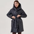 thumbnail image 4 of BEFOKA Women's Long Puffer Jacket with Hood Baggy Down Coats Long Winter Warm Travel Puffer Jackets Thickened Winter Coat with Pockets Outwear Going Out Top, 4 of 7