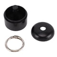 thumbnail image 4 of Joyero De Viaje Para Joyería, Estuche Para Anillos, Organizador De Almacenamiento Portátil Pequeño Con Llavero, Color Negro, 4 of 7