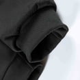 thumbnail image 5 of Babcutegg Mens Letter Print Outfit 2-Piece Hooded Sweathsirt and Jogger Sweatpants Loose Casual Set Dark Gray Size L, 5 of 7