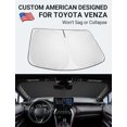 thumbnail image 2 of Protector Solar para Parabrisas Proadsy para Toyota Venza 2021-2025, 2 of 9