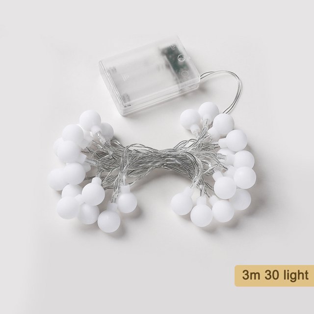 Guirnalda de luces LED con forma de bola Bombilla de cielo Likrtyny estrellado lámpara de ambiente para tienda de campaña jardín fiesta Patio decoración de calle imper
