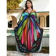 thumbnail image 4 of Vestido kaftán KECVOT talla grande con mangas murciélago, largo, 4 of 8