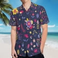 thumbnail image 5 of High Quality Hawaiian Shirts for Men Short Sleeve Aloha Beach Shirt Floral Summer Casual Button Down Shirts Blouses 7RIMQK, 5 of 7