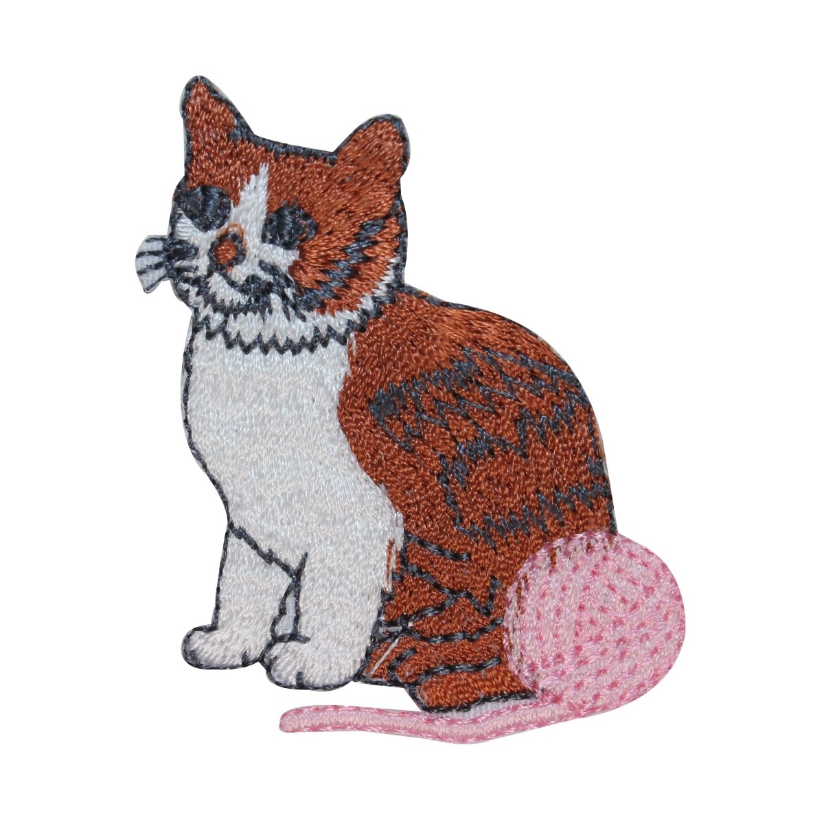 Cat With Ball Embroidery
