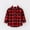 Red, variant on LFEOOST Boys' Girls' Fashion Flannel Shirt Jackets Plaid Long Sleeve Lapel Button Down Shacket Fall Winter Coat Outwear Casual Green 12-18 Months