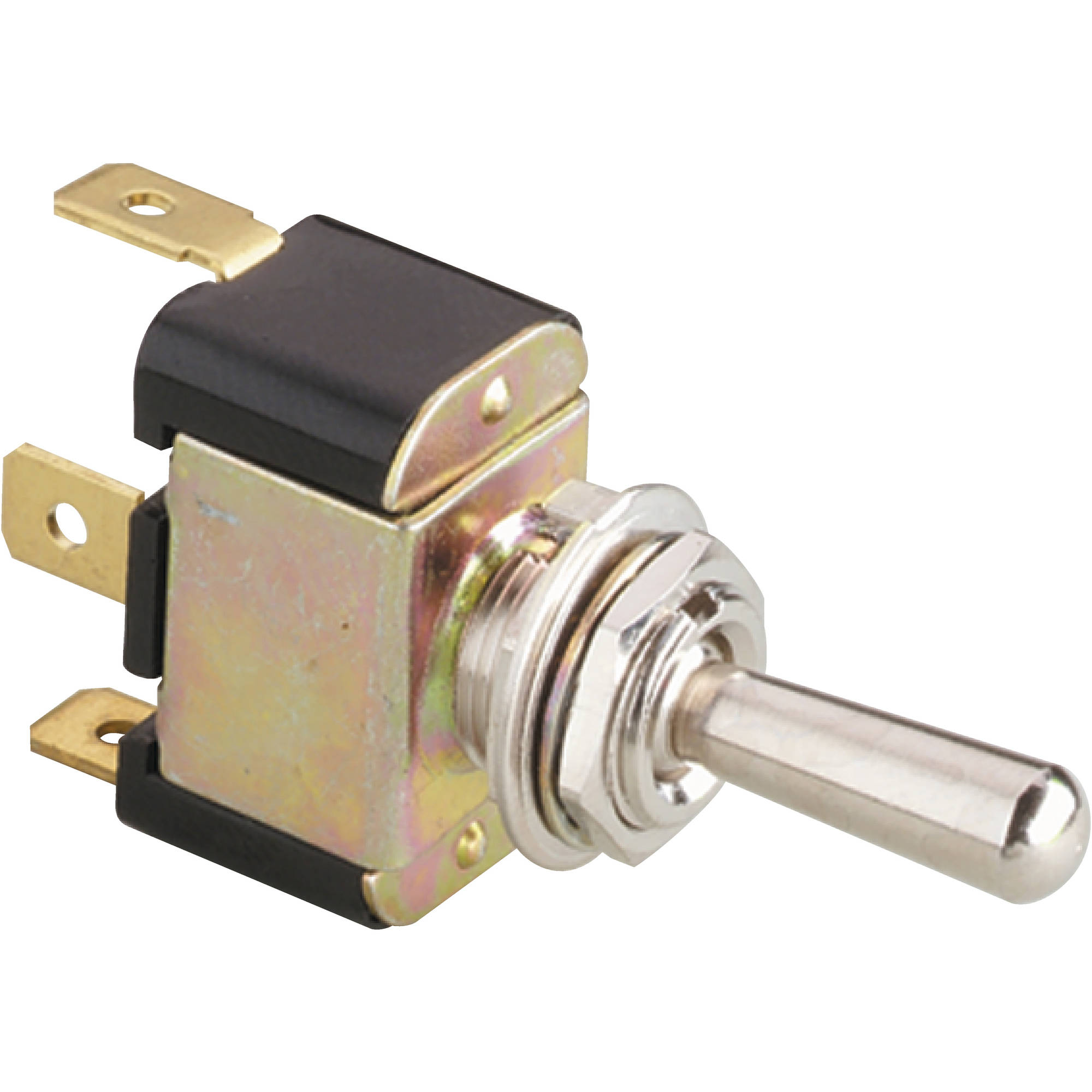 Attwood Toggle On/Off/On Switch, Metal Handle