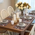 thumbnail image 6 of Placemats Set Of 4 / 6, To The Best Mom Placemats For Dining Table Indoor/Outdoors Heat Resistant Washable Placemats 18" X 12", 6 of 8