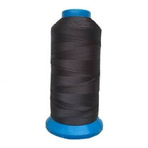 Bonded Nylon Sewing Thread V-69 T70 1500yds for Outdoor, Upholstery (Charcoal Gray, Dark Gray)