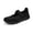 Black, variant on YOURDIARY Womens Mary Jane Walking Shoes Breathable Mesh Hook and Loop Non-Slip Casual Sneakers