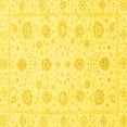 thumbnail image 1 of Ahgly Company Machine Washable Indoor Square Oriental Yellow Traditional Area Rugs, 5' Square, 1 of 1