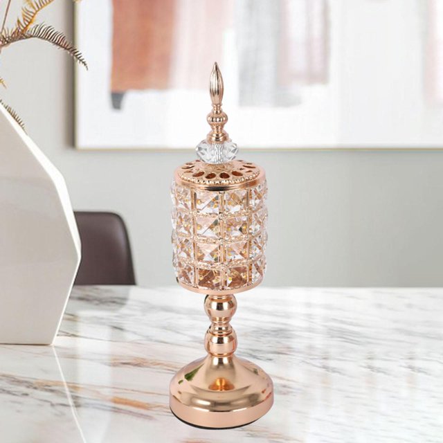 Portavelas de cristal de , de boda moderna, centros de decorativos, celebración de aniversario, decoración para el hogar, comedor, r 37 cm de alto Fernando Candelero de pilar