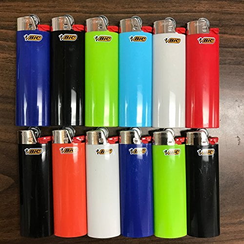 8 x Minibic Lighters colors mood  mini bic Lighter Gas Lighter . 