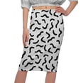 thumbnail image 4 of Moomaya Printed Skirts For Women Knee Length Skirt For Girls Casual Clothing, 4 of 6