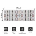 thumbnail image 5 of Colorful Geometric Diamond Pattern Door Rugs,Washable Non Slip Door Mats Indoor,Decorative Door Mats,Entry Mat Indoor for Entrance,Bedroom,Kitchen,Bathroom,16"x47", 5 of 6