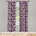 thumbnail image 3 of Flower Curtains 2 Panels Set, Romantic Garden in Spring Season Blooming Peonies Botanical Feminine, Window Drapes for Living Room Bedroom, 56"W X 95"L, Multicolor, by Ambesonne, 3 of 5