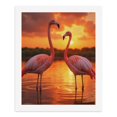 thumbnail image 5 of Paint by Numbers Kit for Adults, Flamingos At Sunset Reflection Lake Paint by Numbers, Easy Paint by Numbers Kit for Adults Beginner, DIY Adult Paint by Number Kits on Canvas, 12x16in Home Decor, 5 of 7