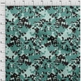 thumbnail image 4 of oneOone Polyester Lycra Dusty Teal Green Fabric Abstracts Sewing Fabric By The Yard Printed Diy Clothing Sewing Supplies 56 Inch Wide, 4 of 6