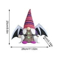 thumbnail image 2 of Winged Halloween Faceless Doll Cute Plush Companion For Halloween, Halloween Gnome Doll Dwarf Plush Doll Decorations Holiday Gifts Household For Child, 2 of 6