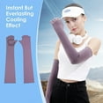 thumbnail image 3 of Cooling Sun Sleeves UV Protection Arm Sleeves Arm Cover Sleeve for Men Women - purple, 3 of 6