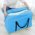 thumbnail image 5 of Oggfader Extra Large Moving Bags Heavy Duty - 600D Polyester Waterproof Storage Totes with Handles, Foldable Clothes Quilt Organizer, 16 Gallon, Blue, 5 of 6