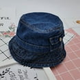 thumbnail image 2 of Relanfenk Baby Hats Boys Girls Fashion Denim Protection Sunscreen Cap Fisherman's Hat, 2 of 3