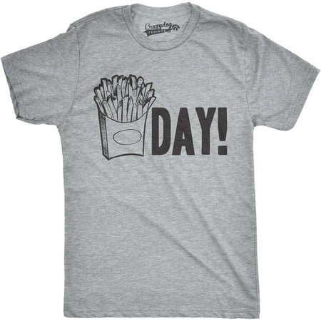 Mens Fry Day Friday T shirt Funny Fast Food French Fry Weekend TGIF (Best French Fries In Miami)