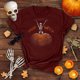 thumbnail image 2 of Camiseta holgada de manga corta con estampado de mueca Retro de Halloween para hombre y mujer Pompotops hfajkhk140441, 2 of 4