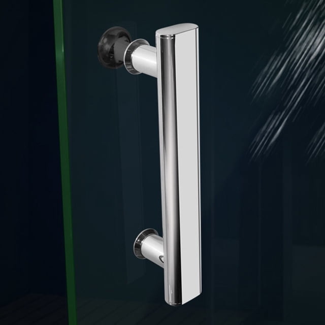MYG Stainless steel Chrome Shower Door Handles or Knobs For Shower Enclosures 220mm