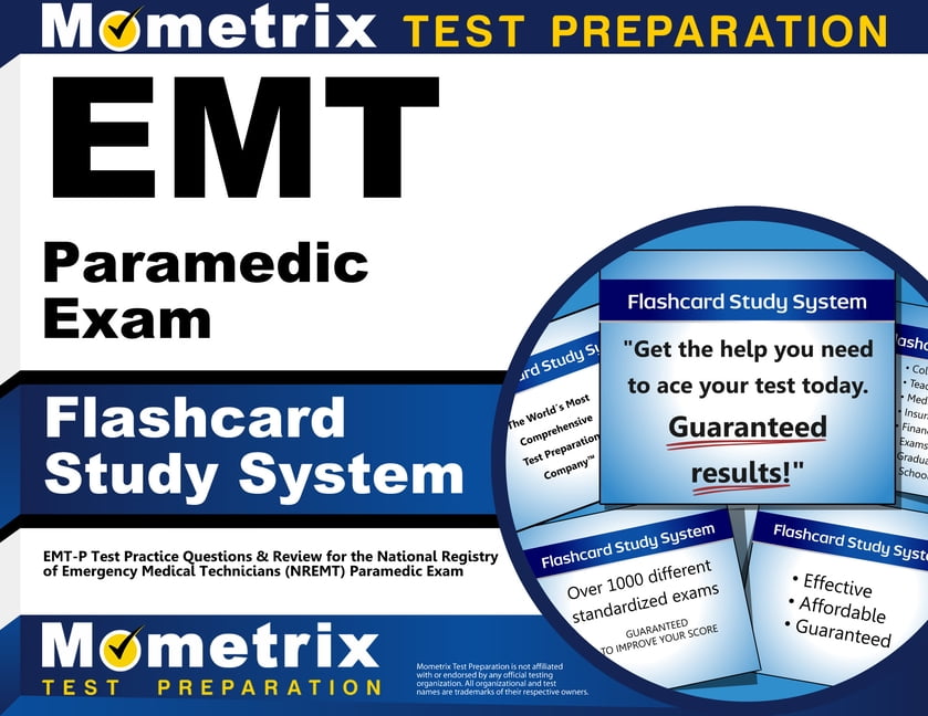 EMT Paramedic Exam Flashcard Study System : Emt-P Test Practice ...