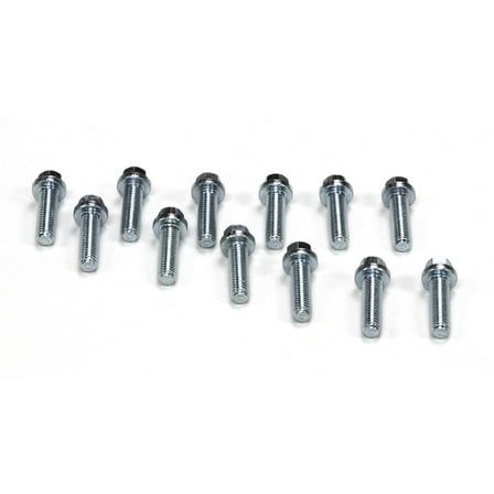 Patriot Exhaust H7978 Zinc Plated Header Bolts, 8mmx1.25x26mm, 12